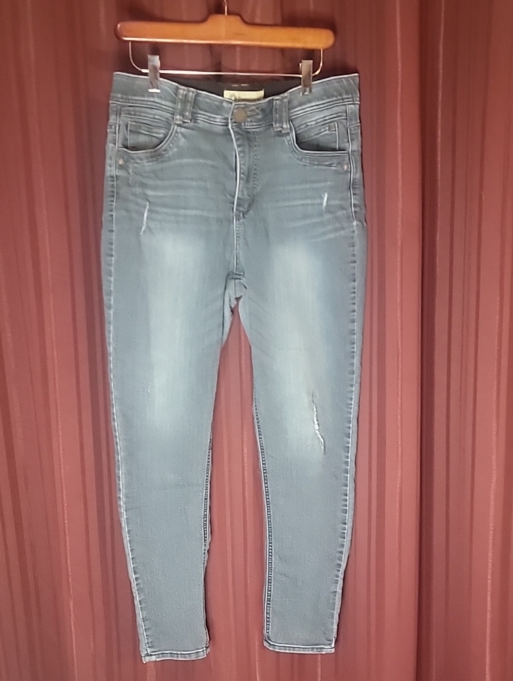 Democracy Ab Technology Light Blue Skinny Jeans Sz 8